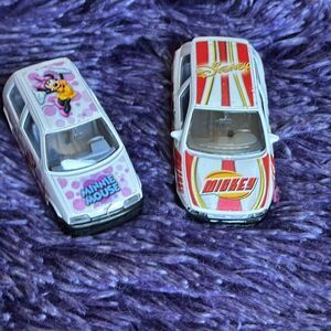 Bburago vintage Fiat  Disney Mickey  and  Minnie car set